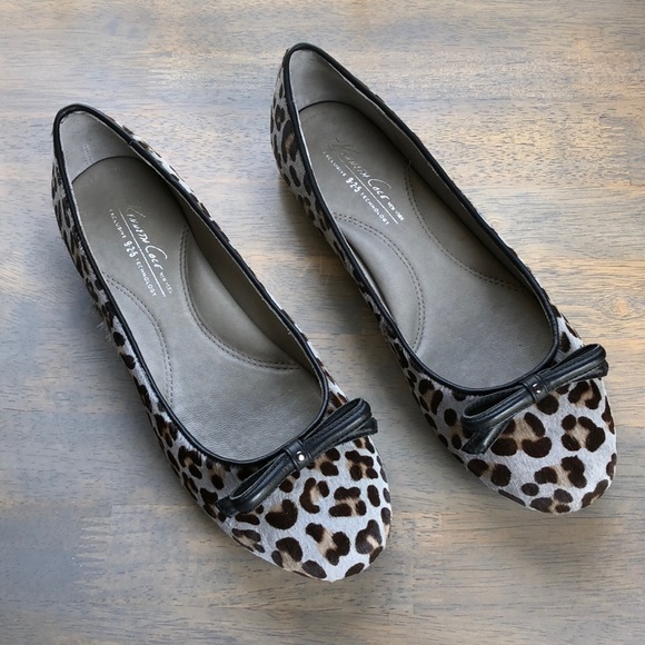 kenneth cole leopard flats